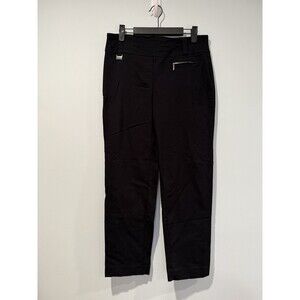 Emma & Olivia Straight Leg Pants Women Medium Stretch Minimalist Workwear Travel